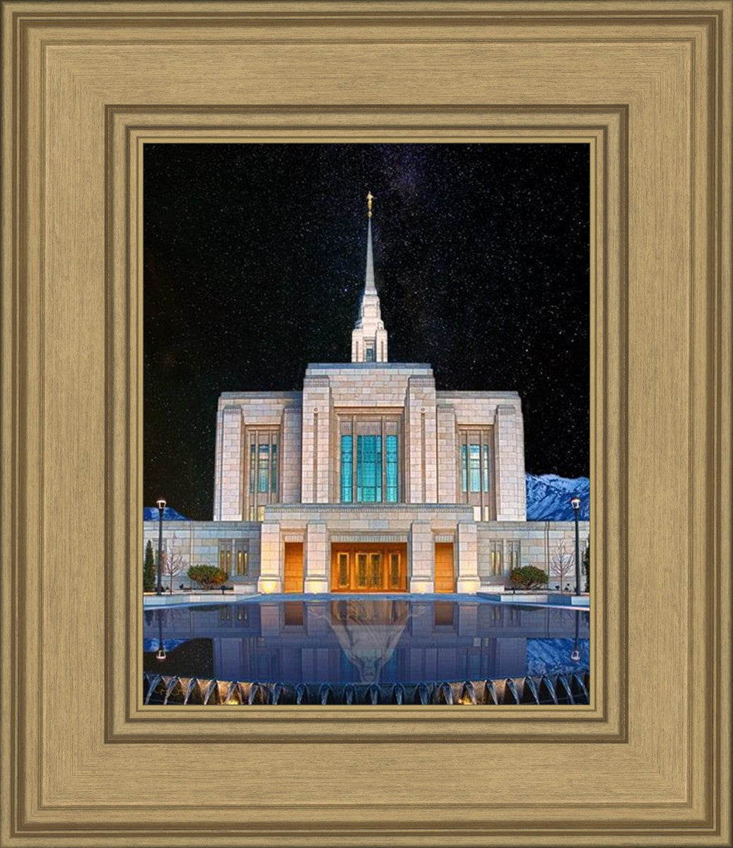 Ogden Temple Milky Way