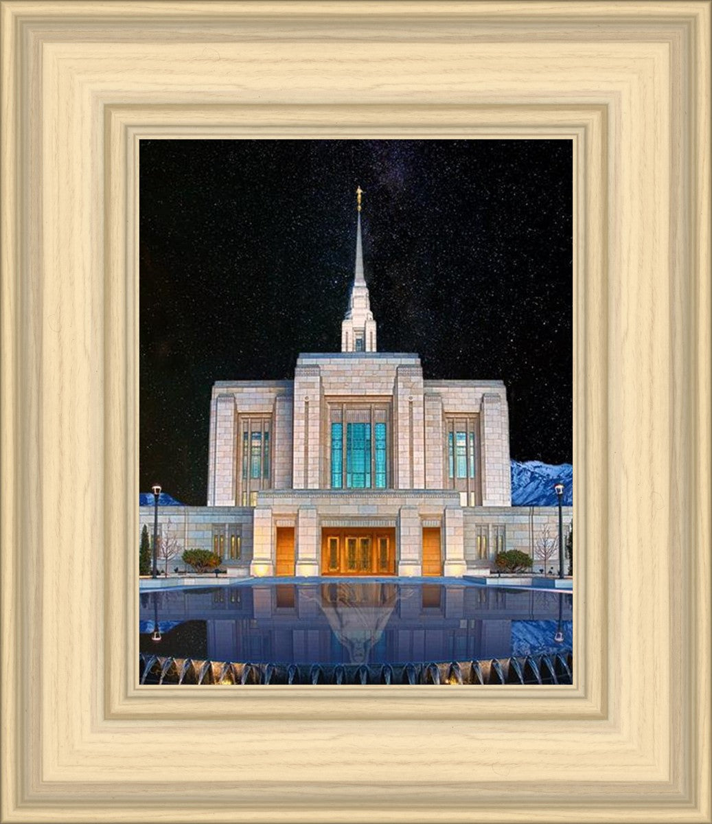 Ogden Temple Milky Way