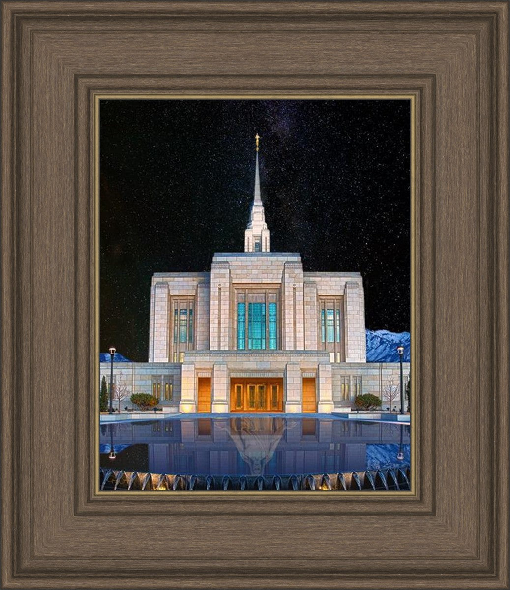 Ogden Temple Milky Way