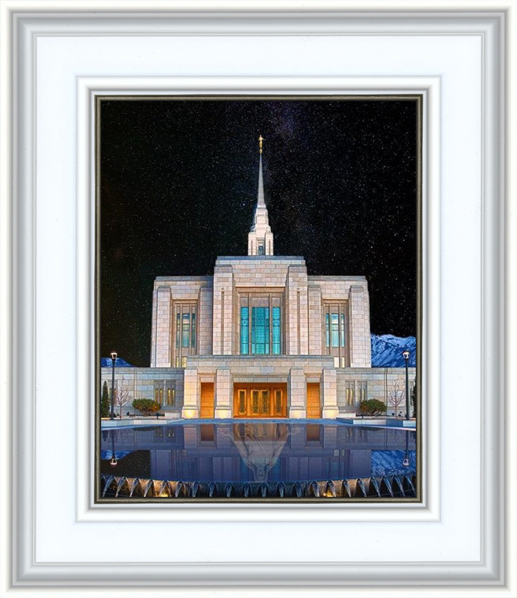 Ogden Temple Milky Way