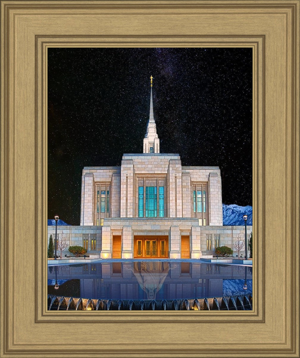 Ogden Temple Milky Way
