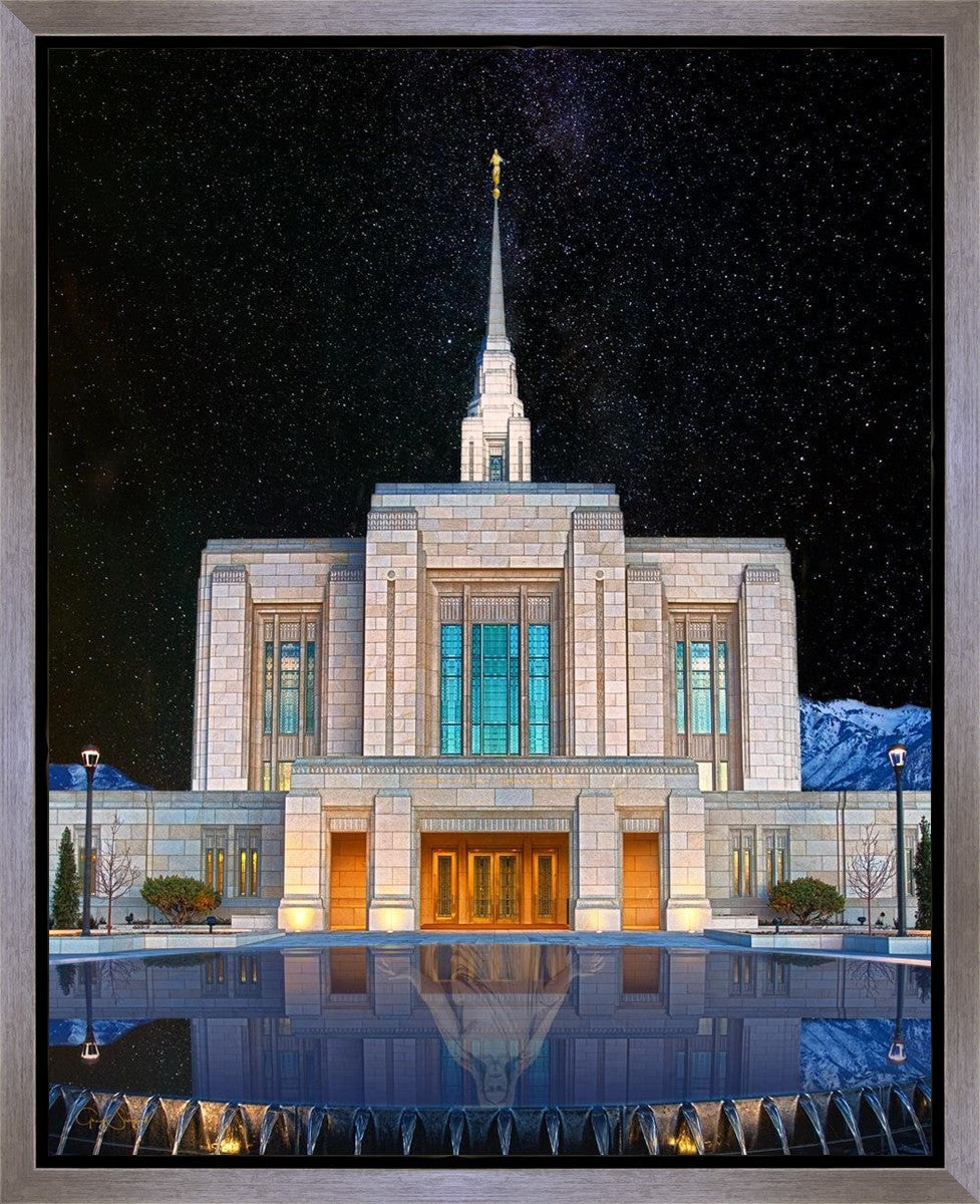 Ogden Temple Milky Way