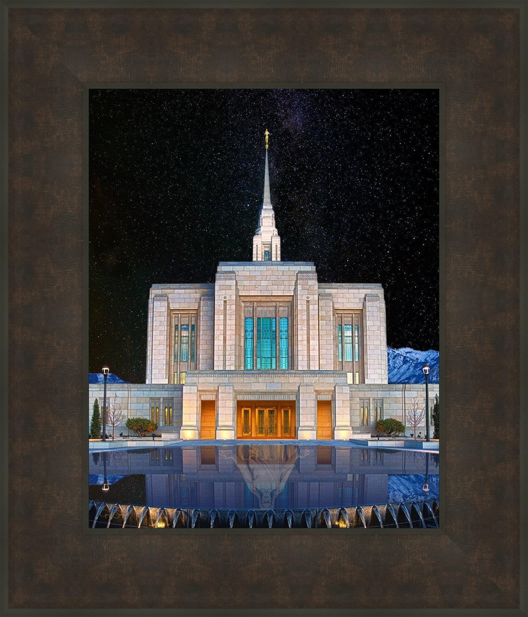 Ogden Temple Milky Way