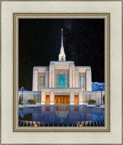 Ogden Temple Milky Way