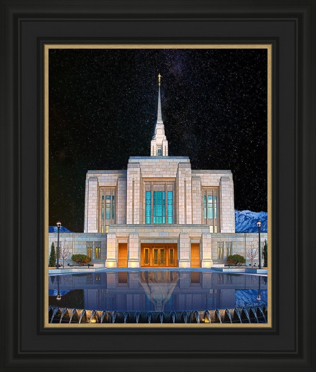 Ogden Temple Milky Way