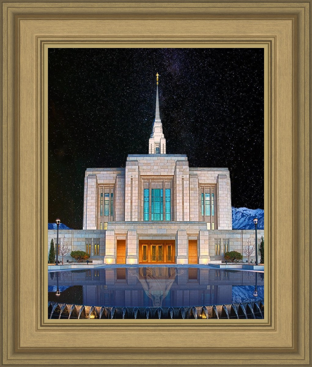 Ogden Temple Milky Way