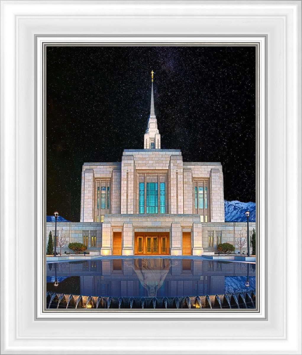 Ogden Temple Milky Way