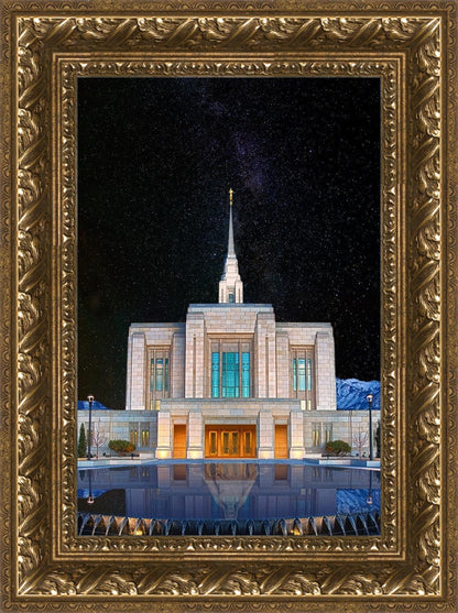 Ogden Temple Milky Way