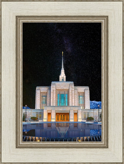 Ogden Temple Milky Way