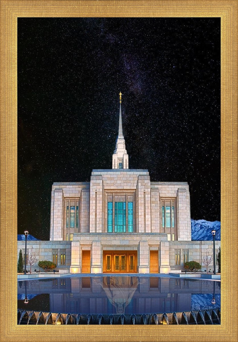 Ogden Temple Milky Way