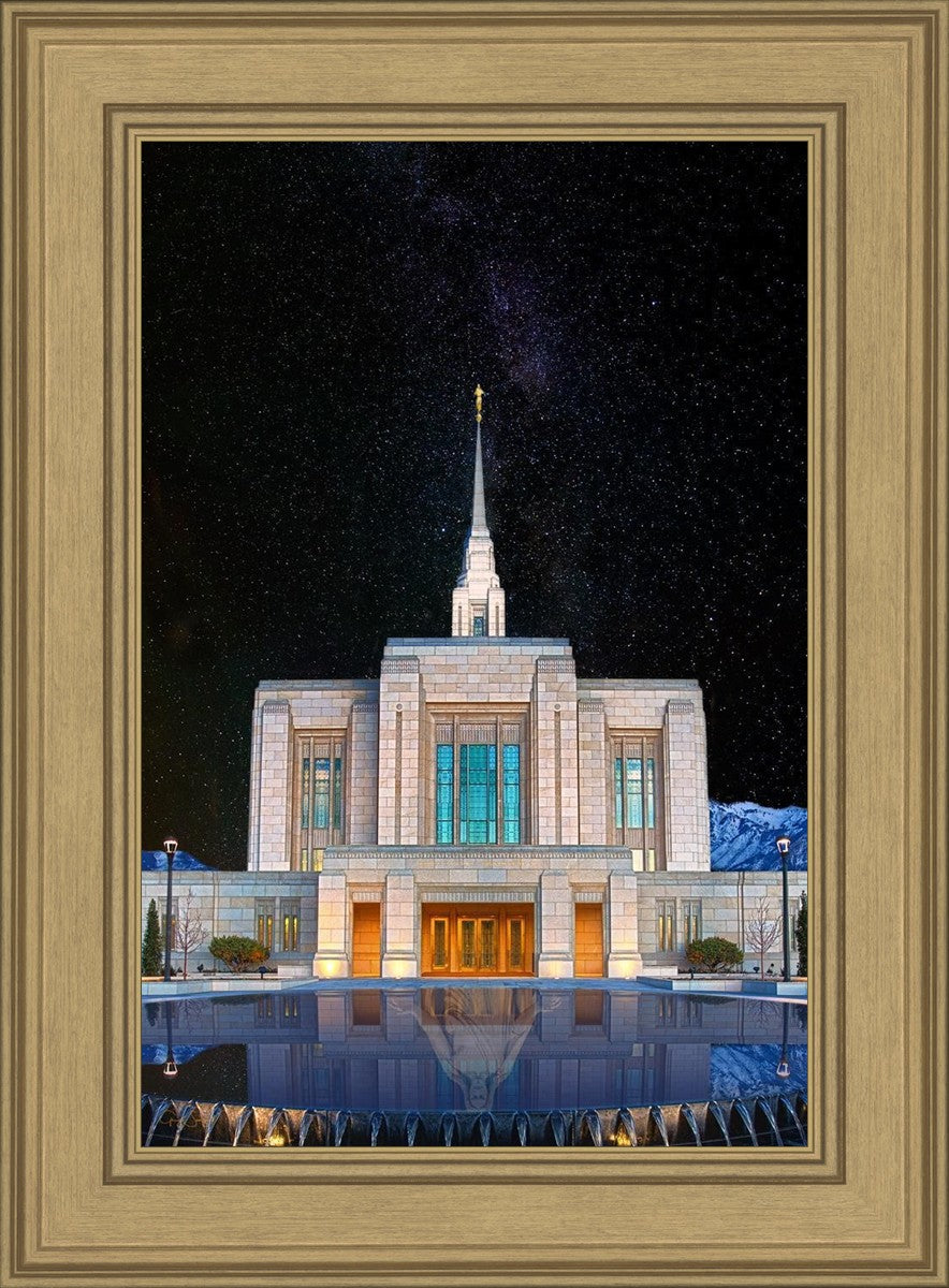 Ogden Temple Milky Way