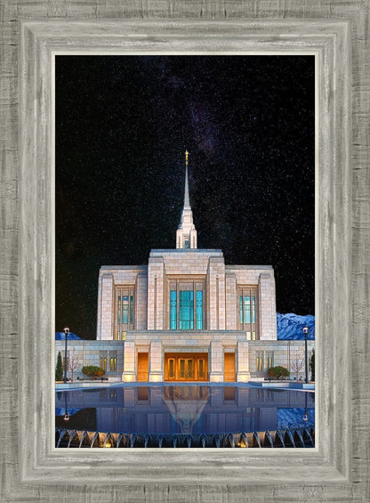 Ogden Temple Milky Way