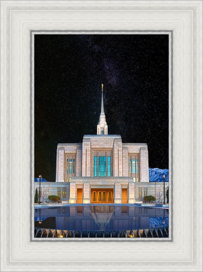 Ogden Temple Milky Way