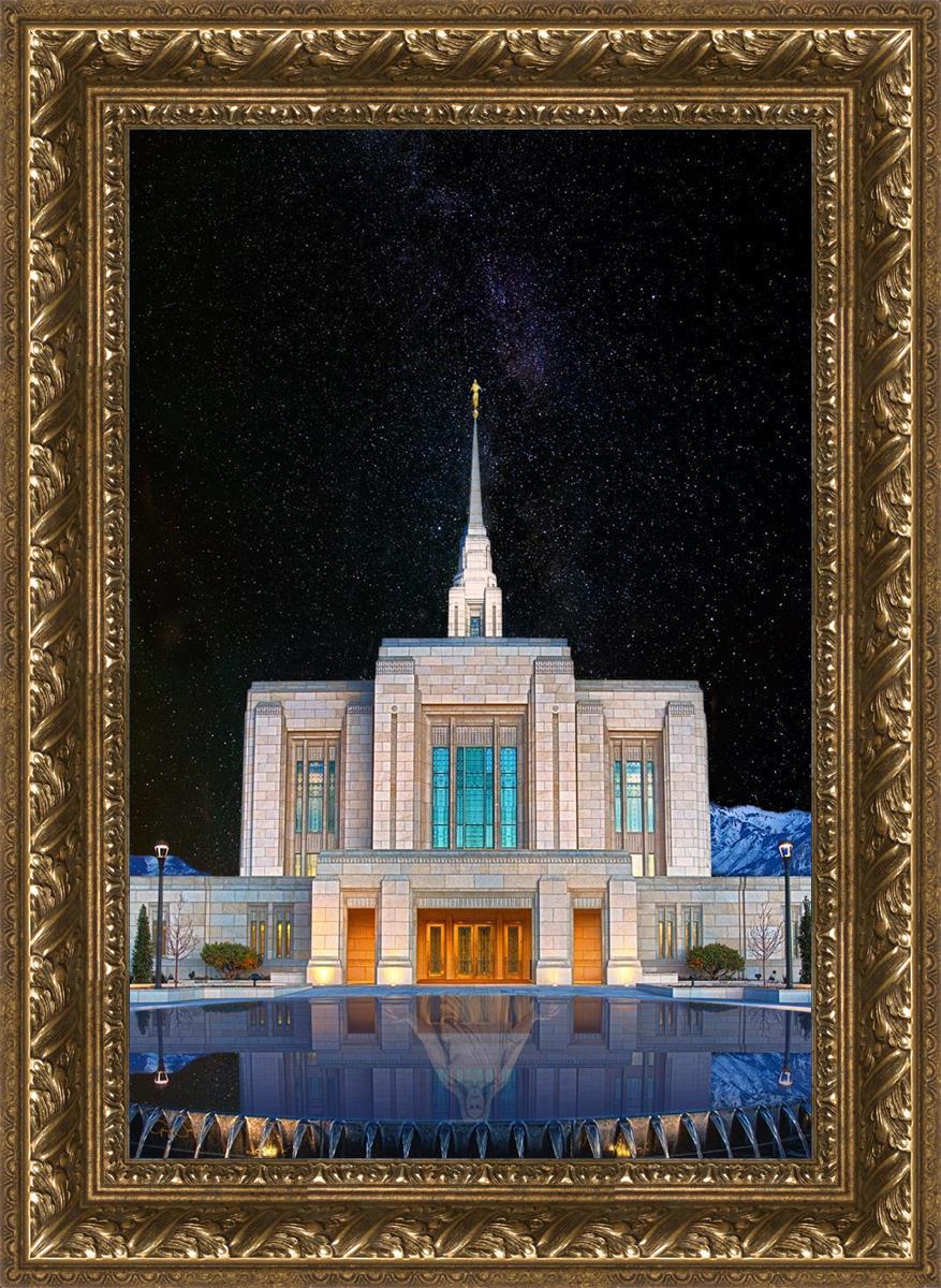 Ogden Temple Milky Way