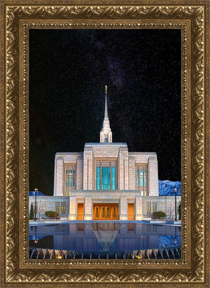 Ogden Temple Milky Way