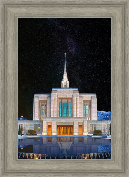 Ogden Temple Milky Way