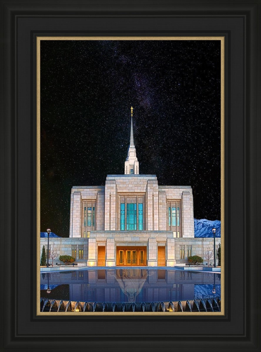 Ogden Temple Milky Way