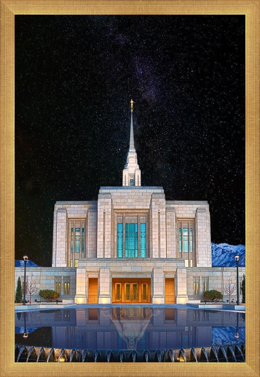 Ogden Temple Milky Way