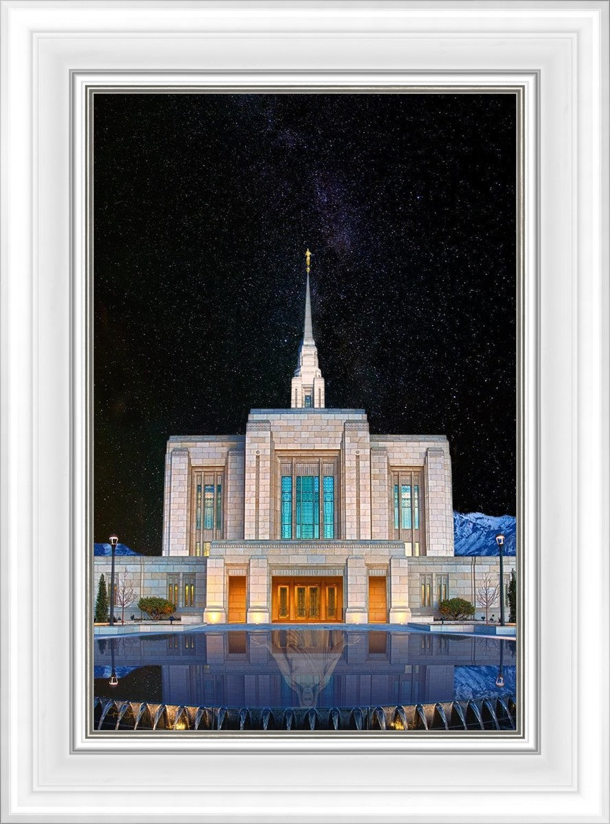 Ogden Temple Milky Way