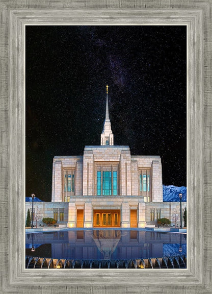 Ogden Temple Milky Way