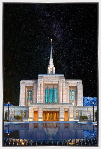 Ogden Temple Milky Way