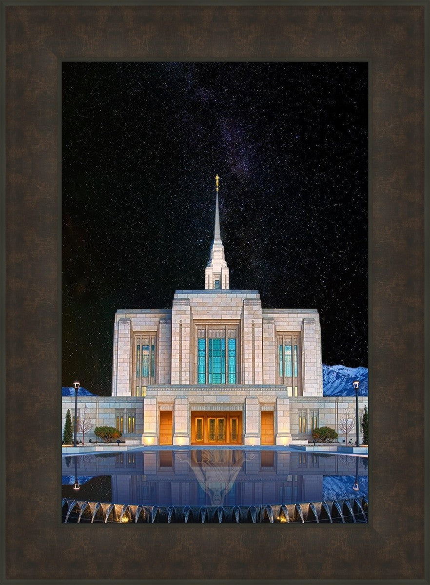 Ogden Temple Milky Way