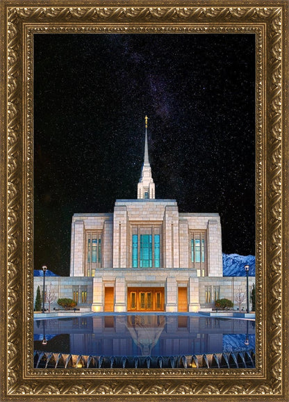 Ogden Temple Milky Way