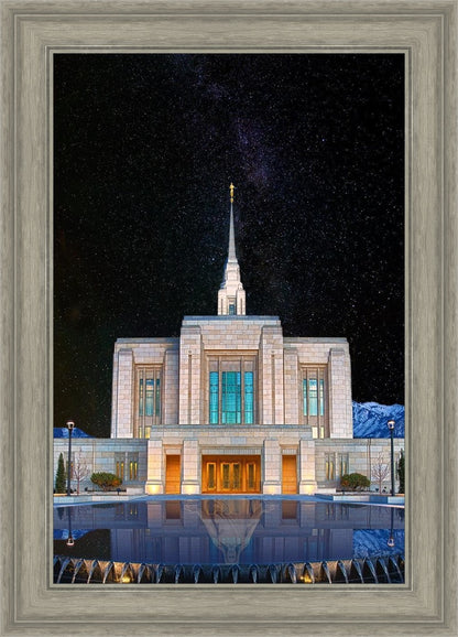 Ogden Temple Milky Way