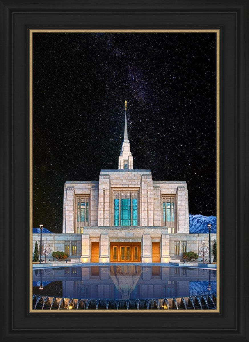 Ogden Temple Milky Way