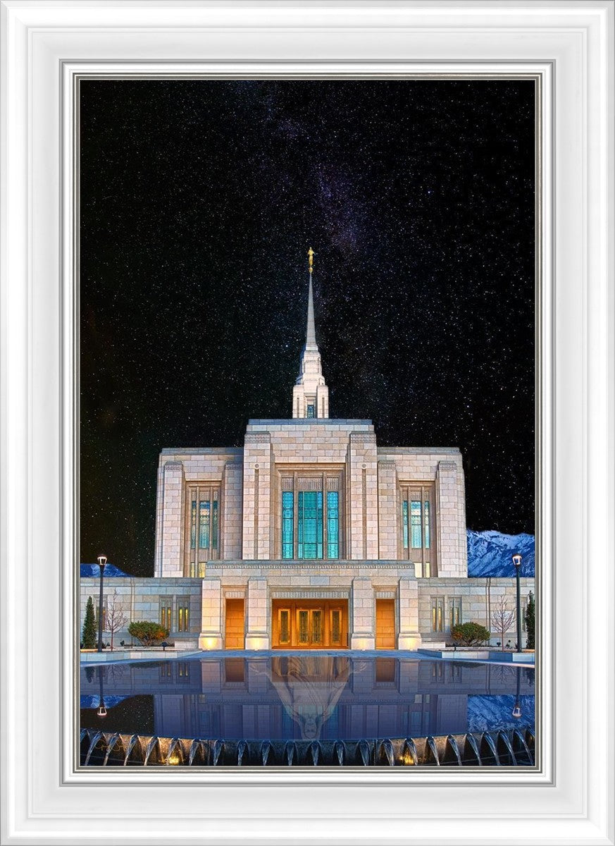 Ogden Temple Milky Way