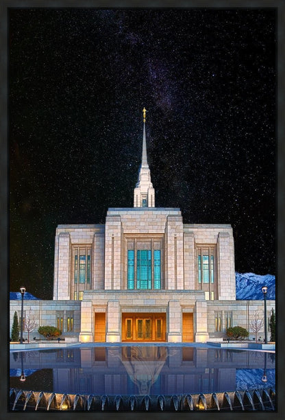 Ogden Temple Milky Way