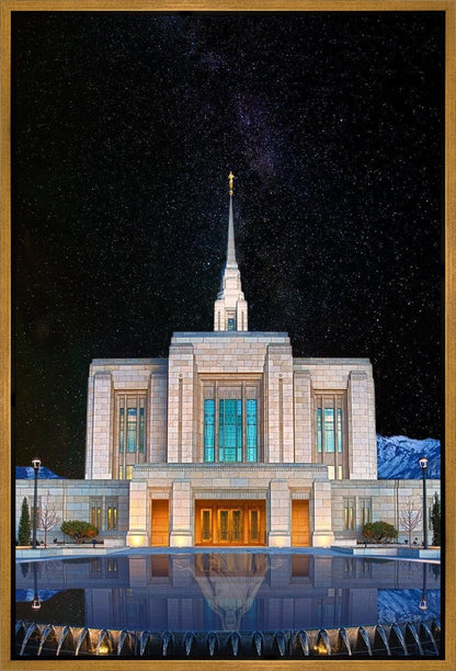 Ogden Temple Milky Way
