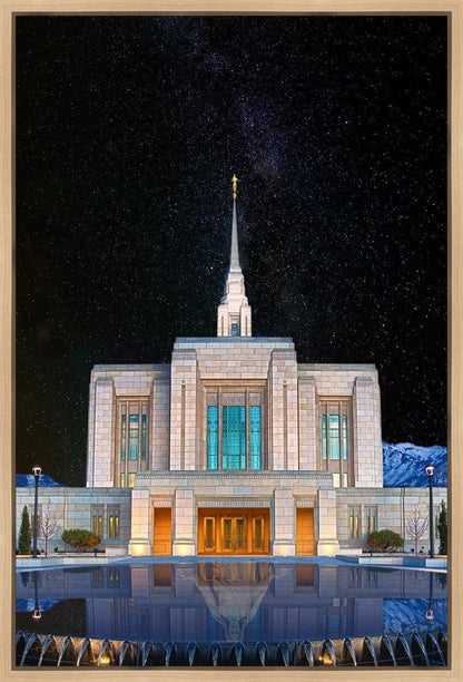 Ogden Temple Milky Way