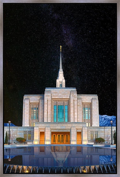 Ogden Temple Milky Way