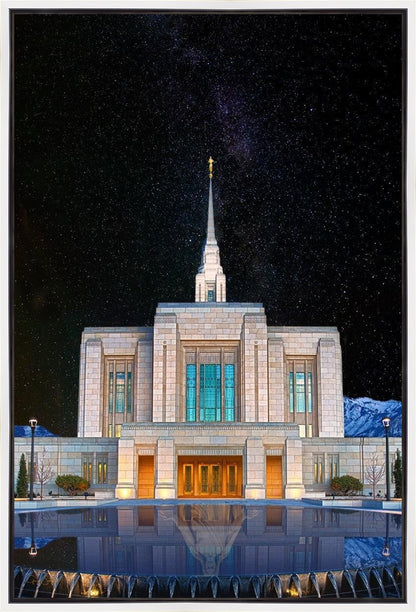 Ogden Temple Milky Way