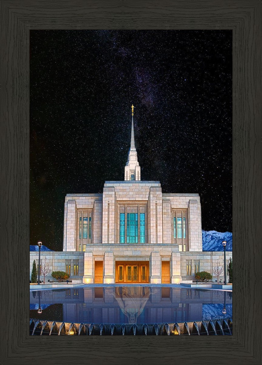 Ogden Temple Milky Way