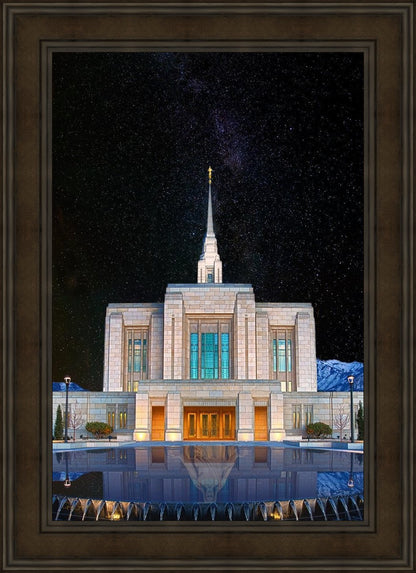 Ogden Temple Milky Way
