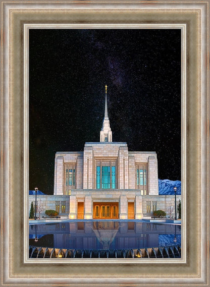 Ogden Temple Milky Way
