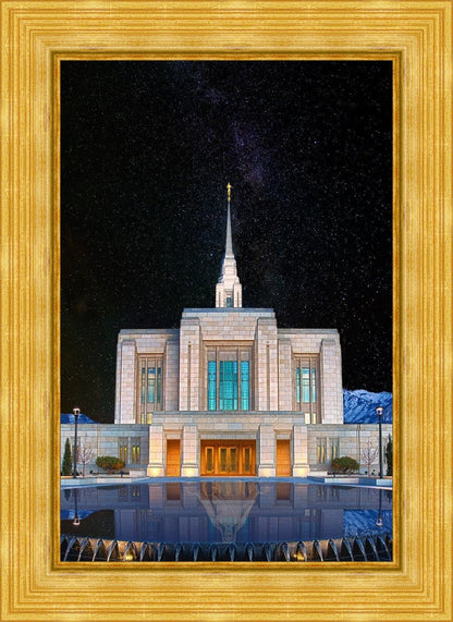 Ogden Temple Milky Way