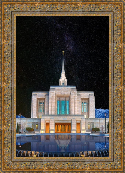 Ogden Temple Milky Way