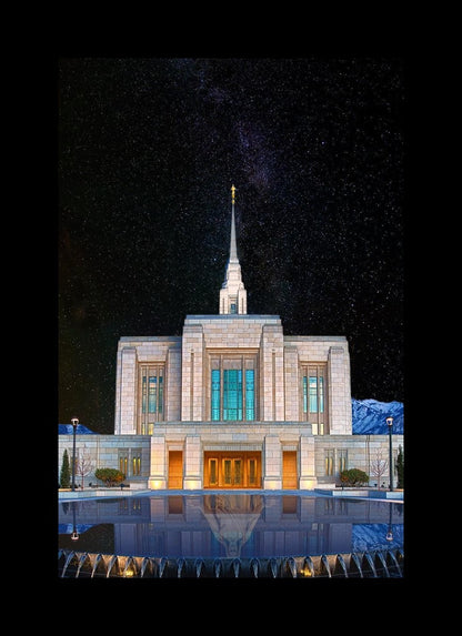 Ogden Temple Milky Way