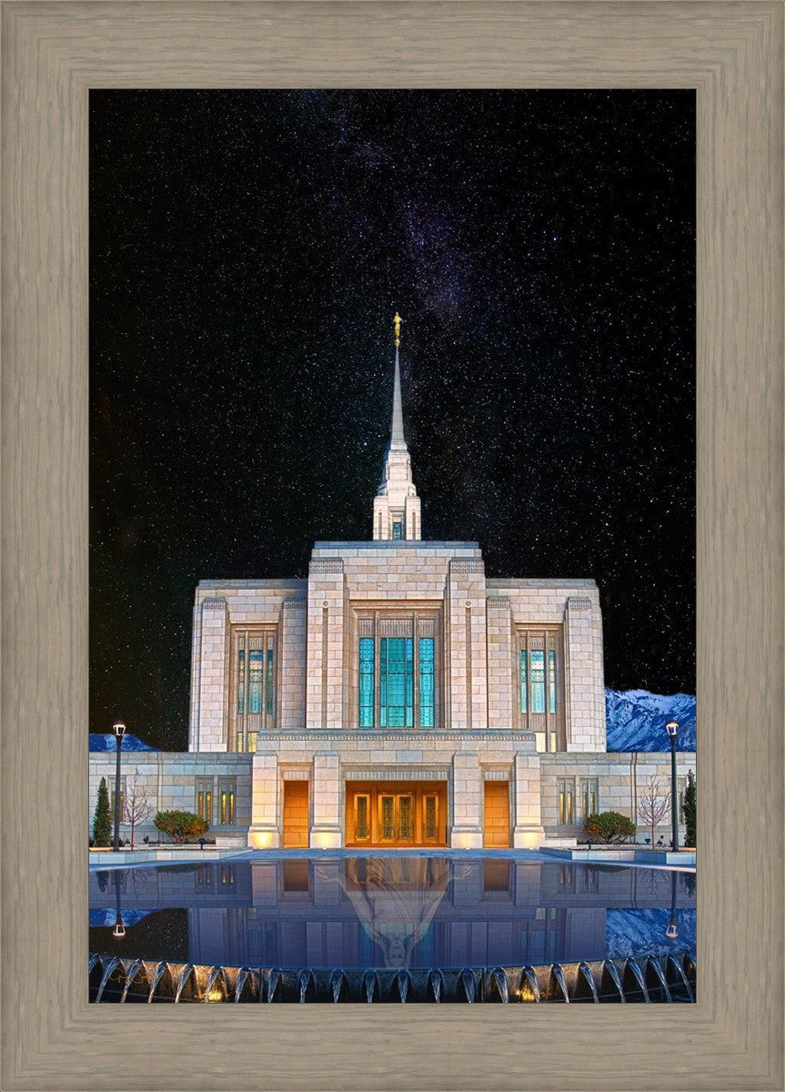 Ogden Temple Milky Way