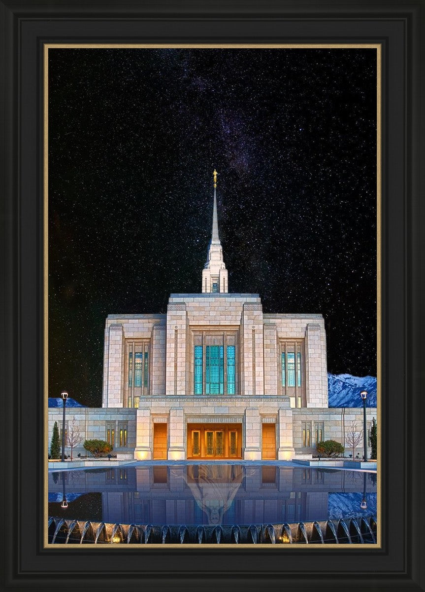 Ogden Temple Milky Way