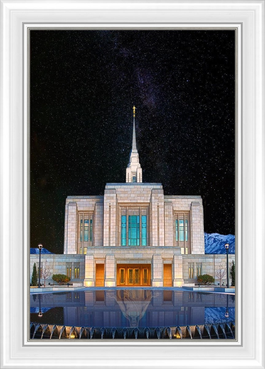 Ogden Temple Milky Way