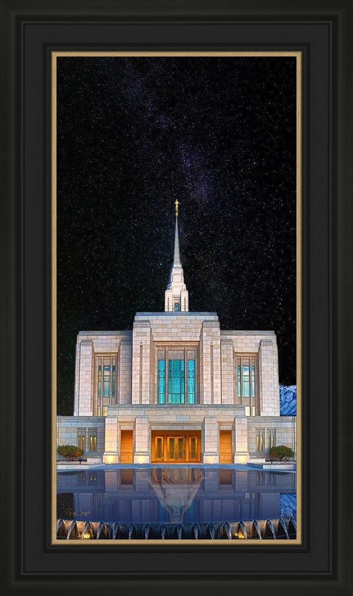 Ogden Temple Milky Way