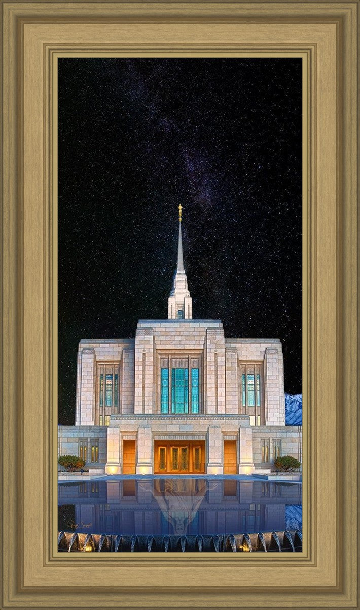 Ogden Temple Milky Way