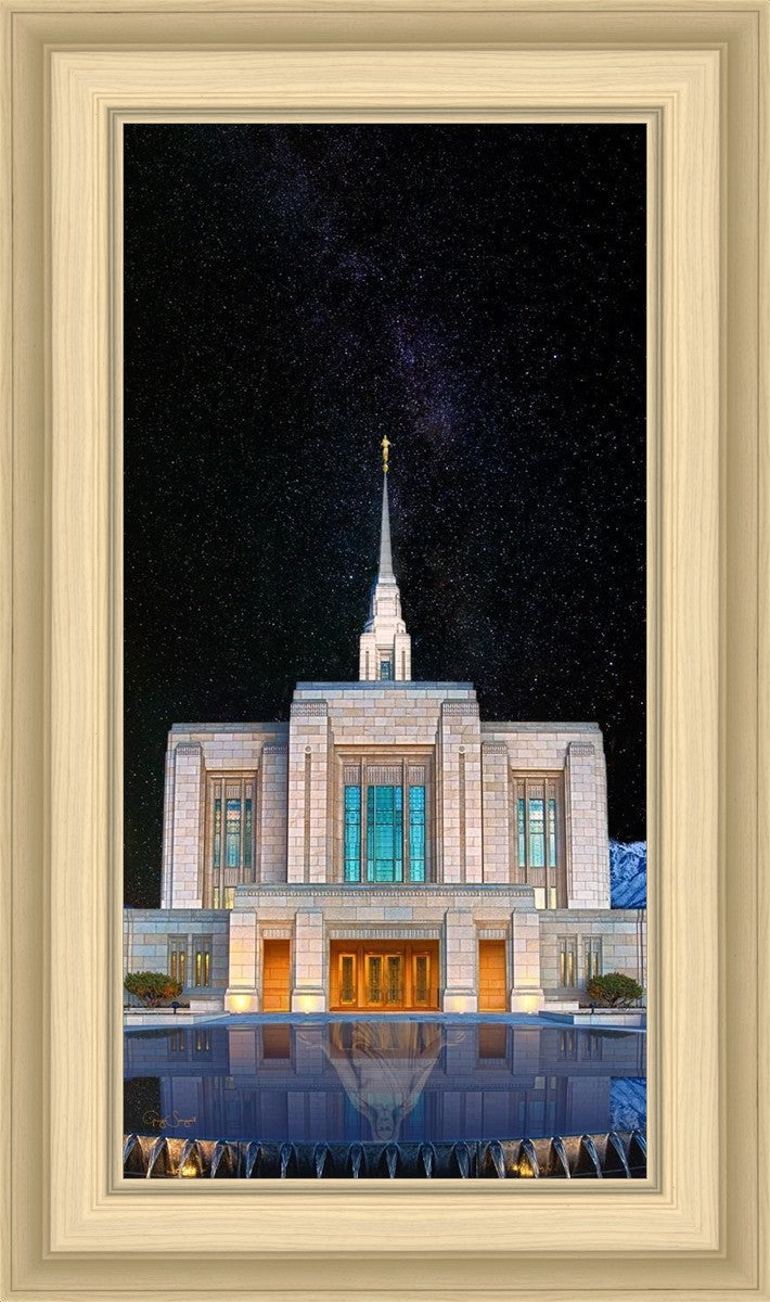 Ogden Temple Milky Way