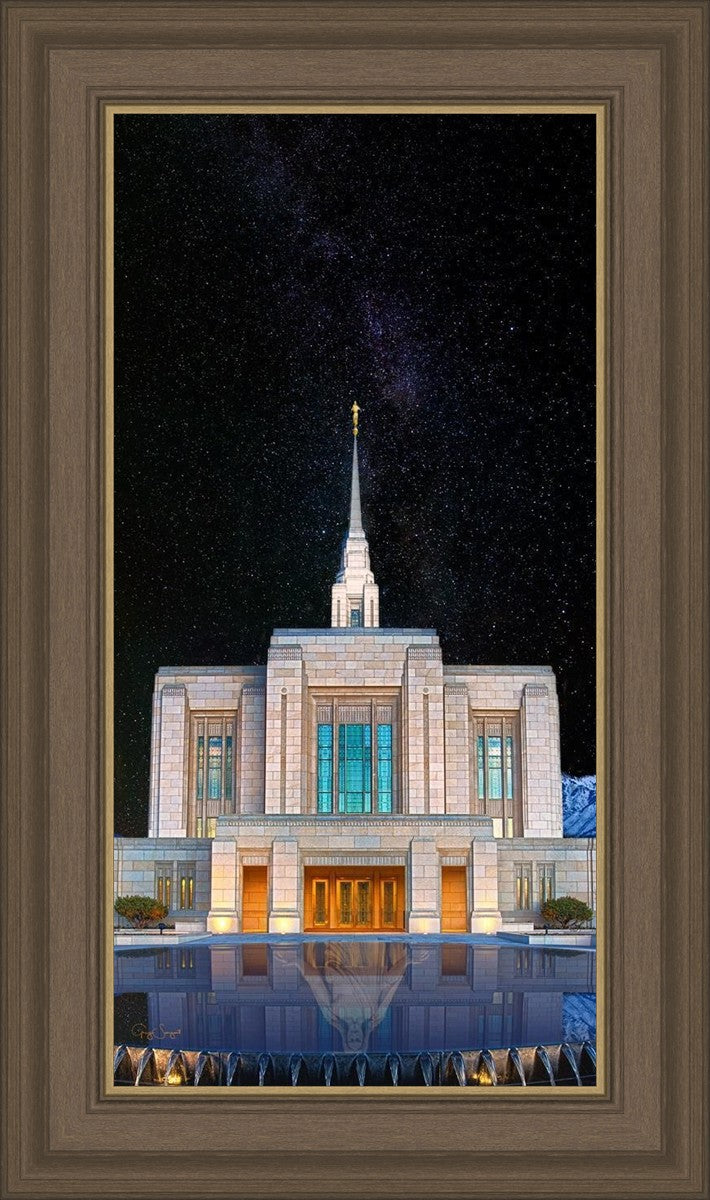 Ogden Temple Milky Way