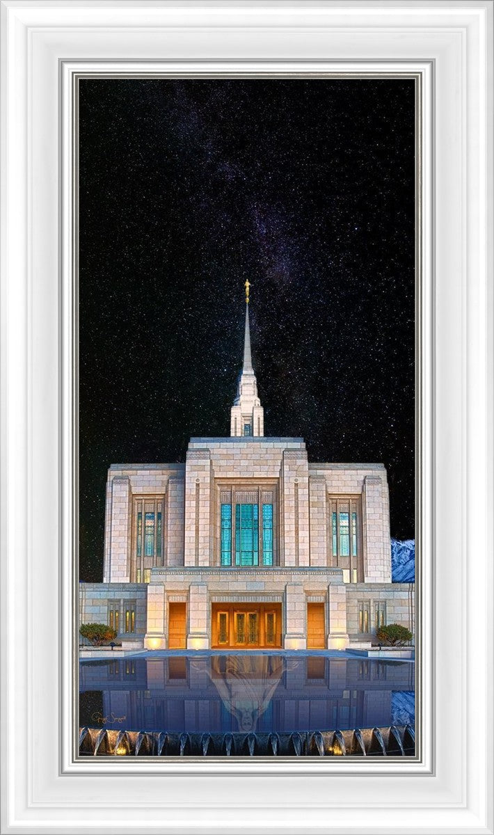 Ogden Temple Milky Way