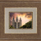 Salt Lake Temple Through the Clouds